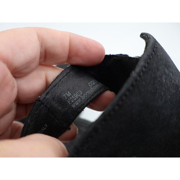 Born Women's Monikah Boot Size 7 Black Suede Bootie Slingback Heel Boho Comfy - Picture 10 of 11